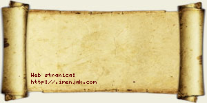 Anđela Kerleta vizit kartica